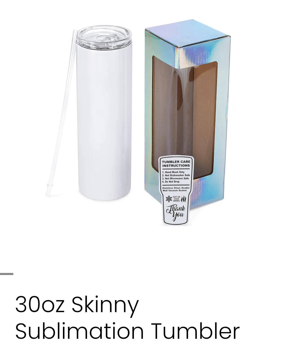 30oz Skinny Tumbler
