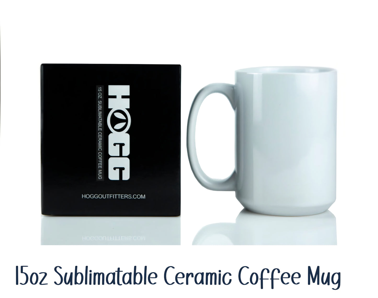 15oz Sublimatable Ceramic Coffee Mug